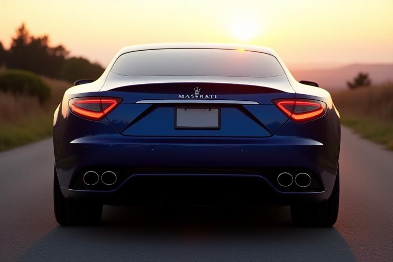 Maserati MC20 Cielo posteriore con scarico sportivo