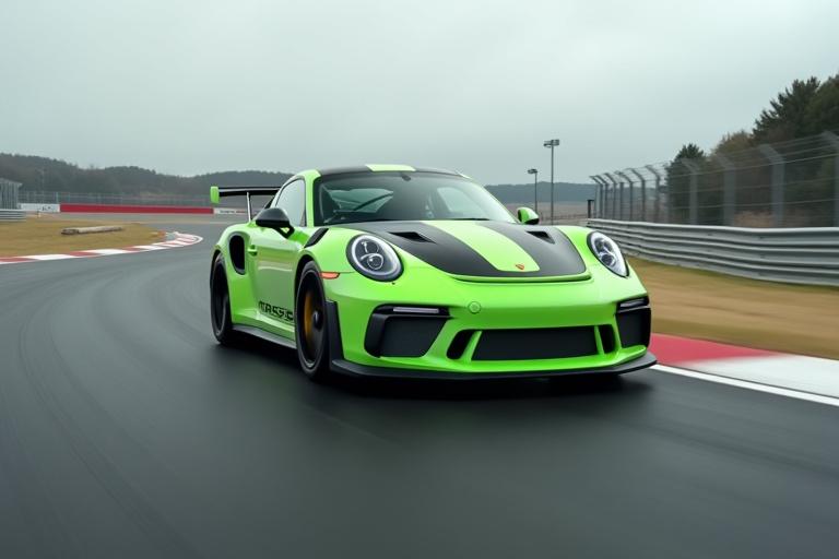 Porsche 911 GT3 RS frontale
