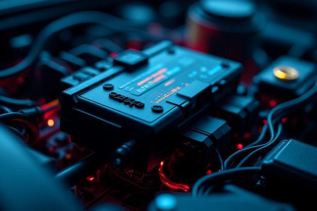 Centralina motore con sovrapposizione grafica di dati di performance